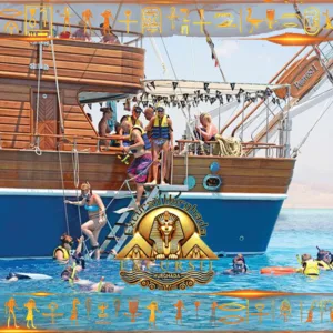 Elite Pirates Sailing Boat cu insulă portocalie